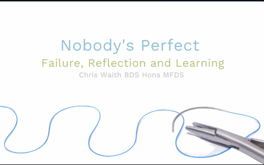 North West Regional Rep: Nobody’s Perfect: Failure, Reflection and Learning